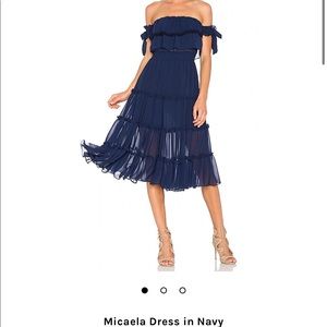 Micaela Dress in Navy by MISA LA